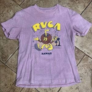 RVCA Purple Graphic T-Shirt